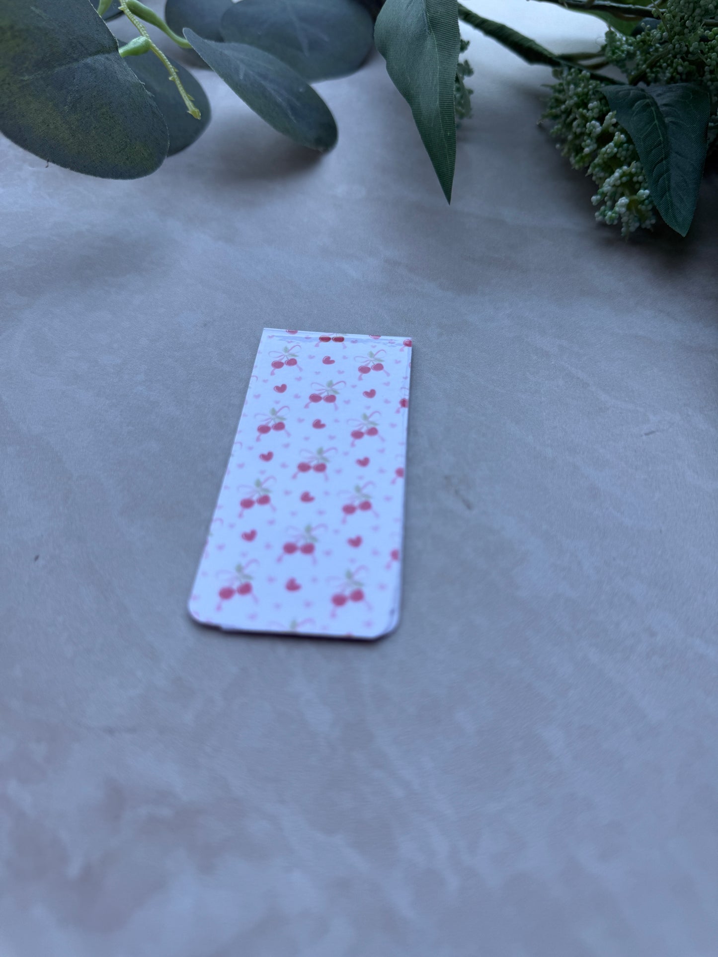 Cherry Magnetic Bookmark