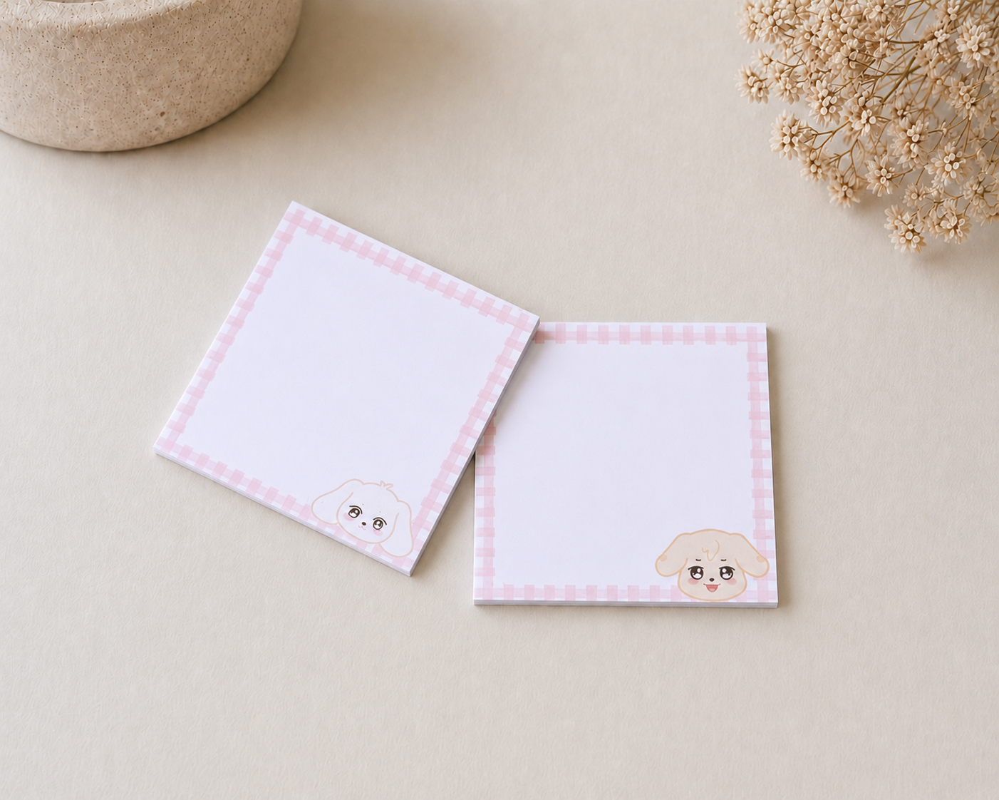 KPop Gingham Notepad