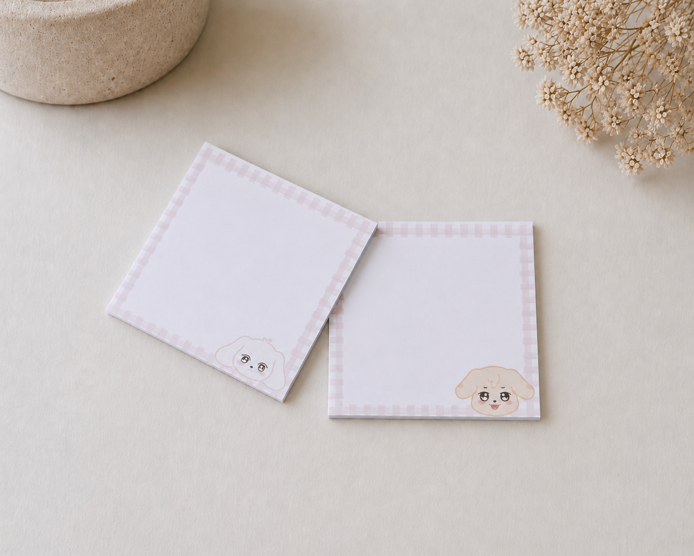 KPop Gingham Notepad