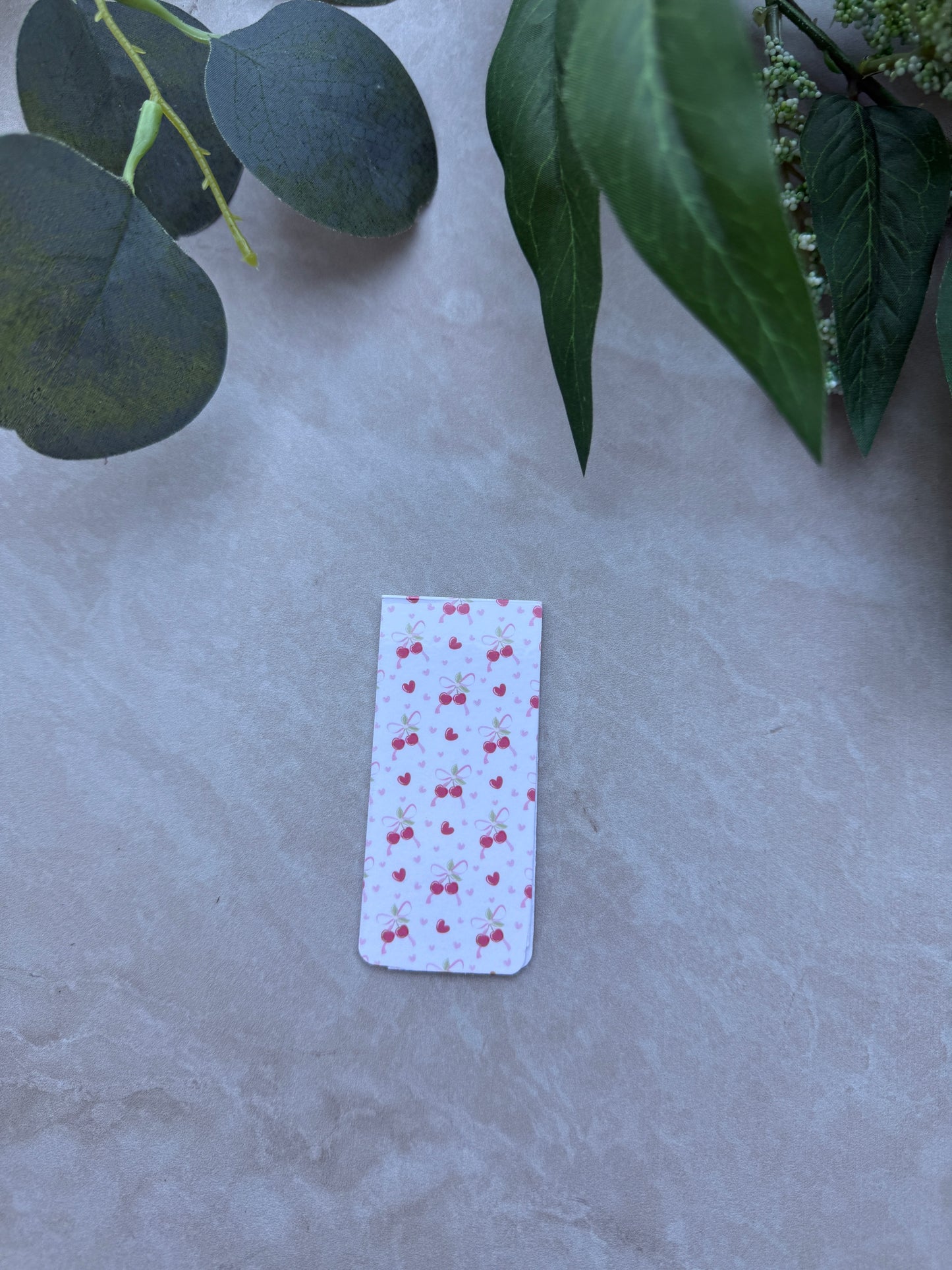 Cherry Magnetic Bookmark
