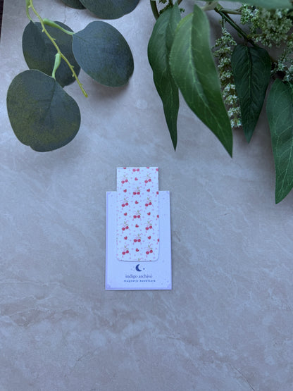 Cherry Magnetic Bookmark