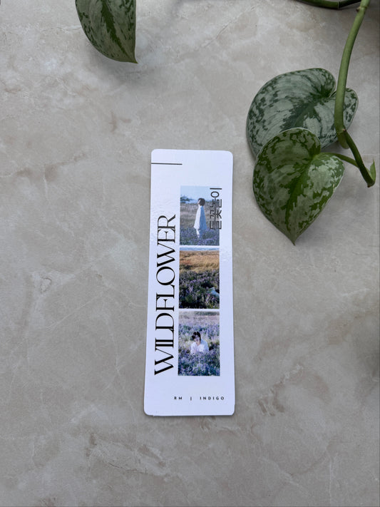 Namjoon Wildflower Bookmark