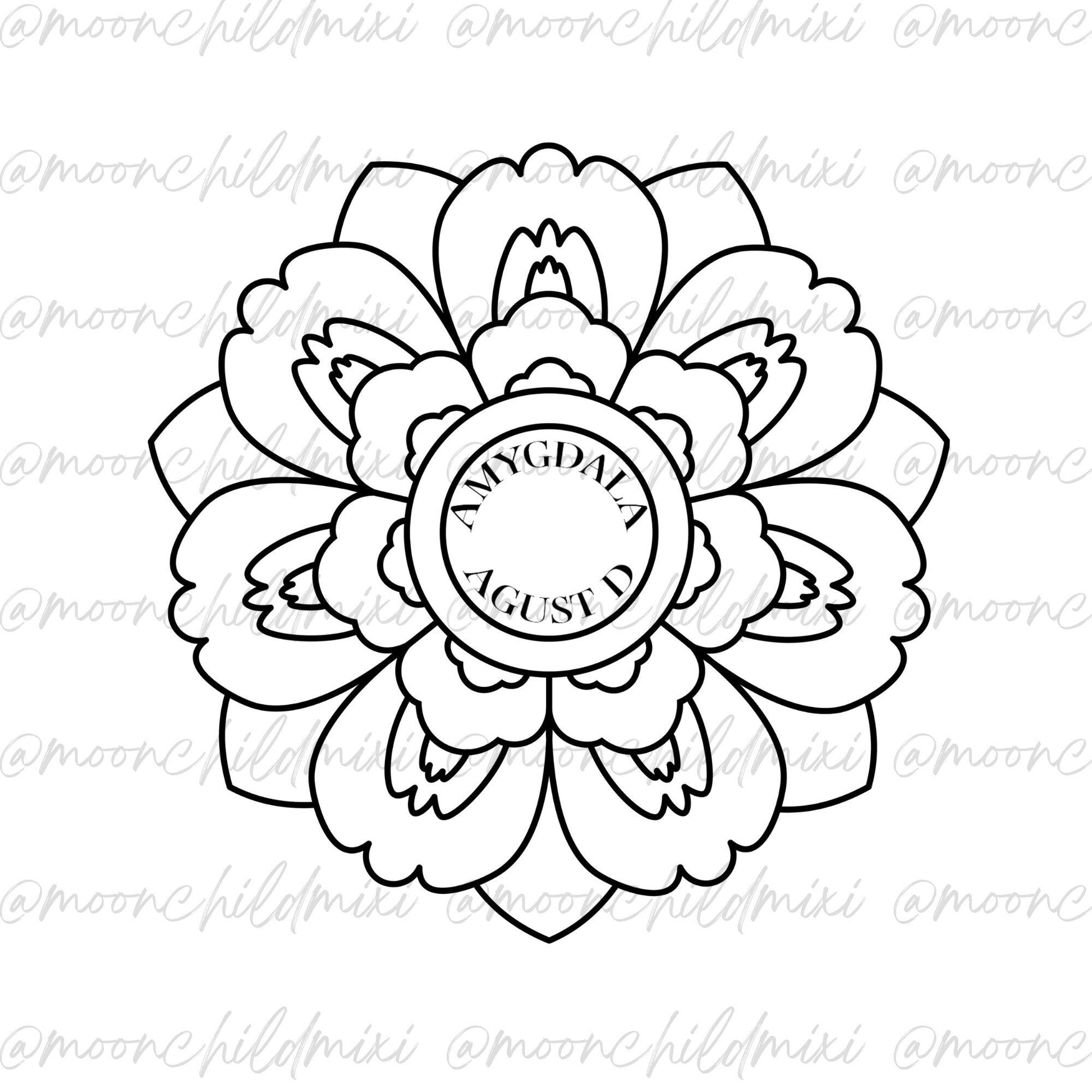 Agust D Amygdala Sticker