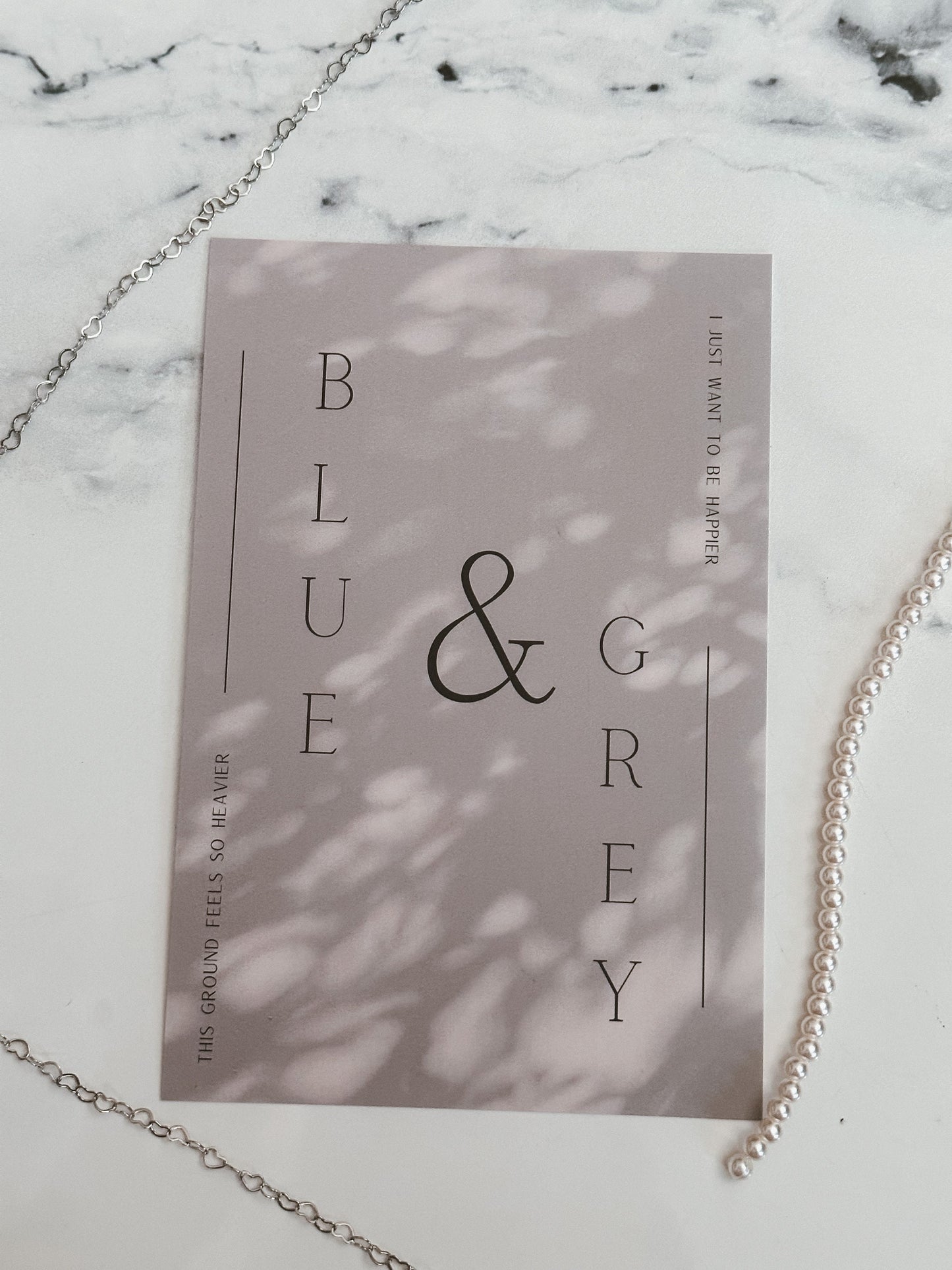 BTS Blue & Grey Art Print