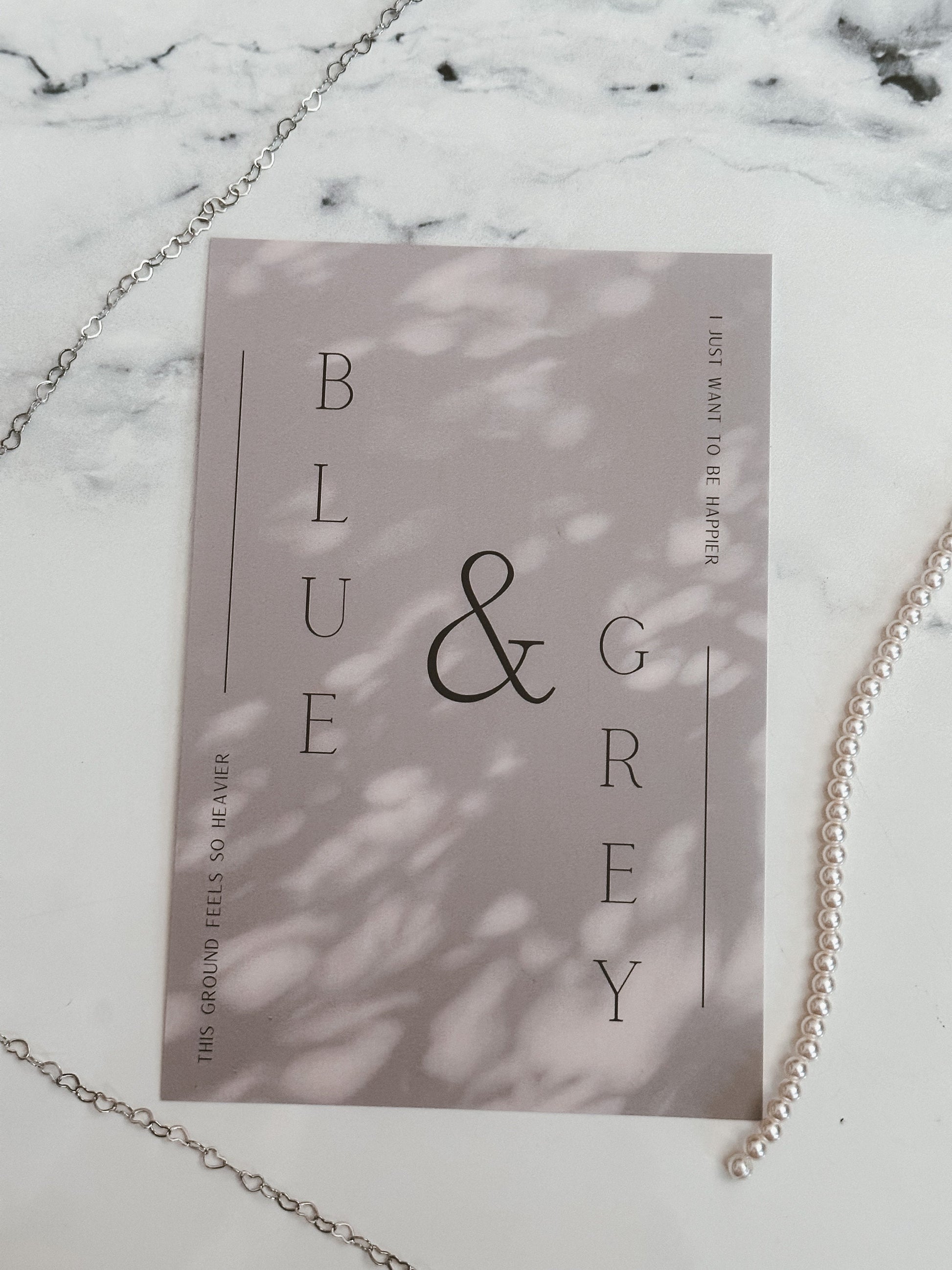 BTS Blue & Grey Art Print
