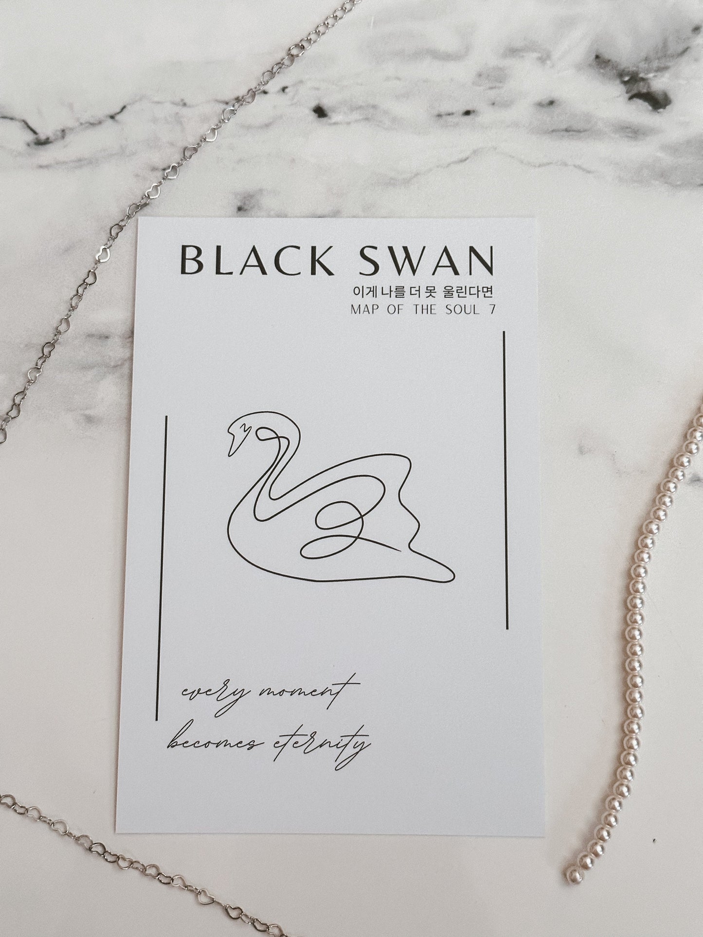 BTS Black Swan Art Print
