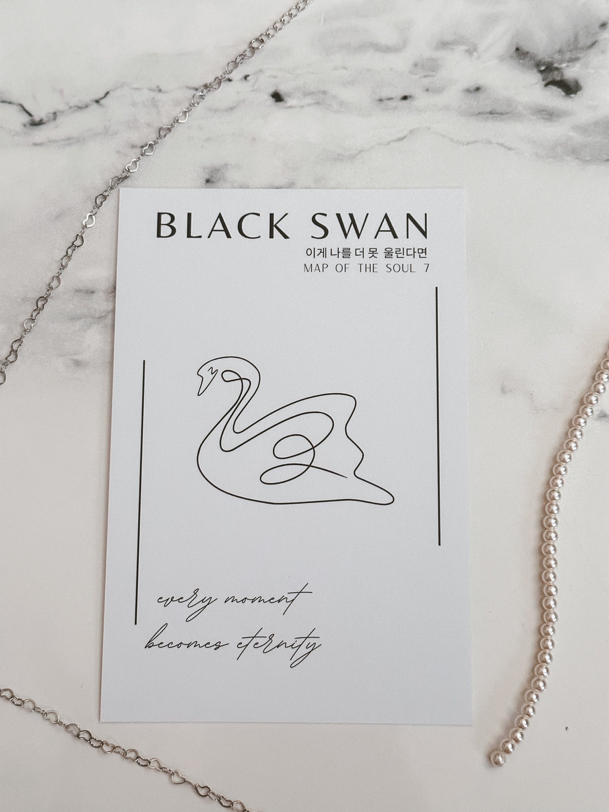 BTS Black Swan Art Print