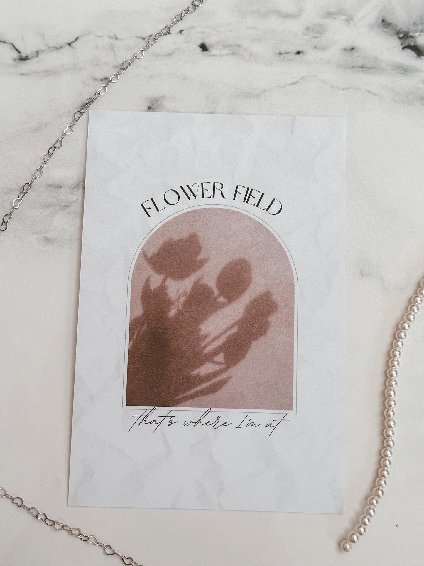 Flower Field Art Print