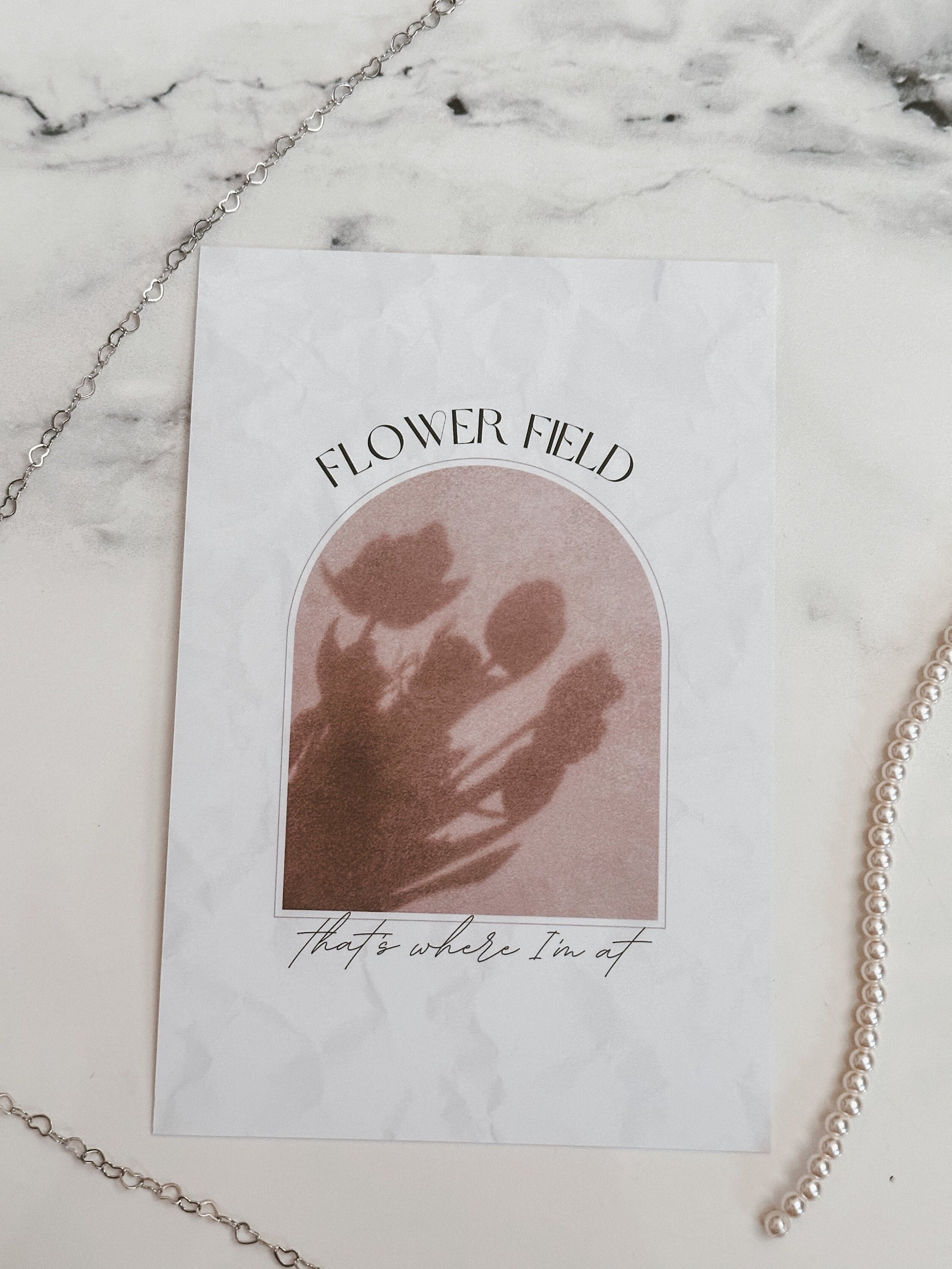 Flower Field Art Print