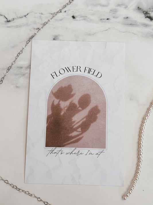 Flower Field Art Print