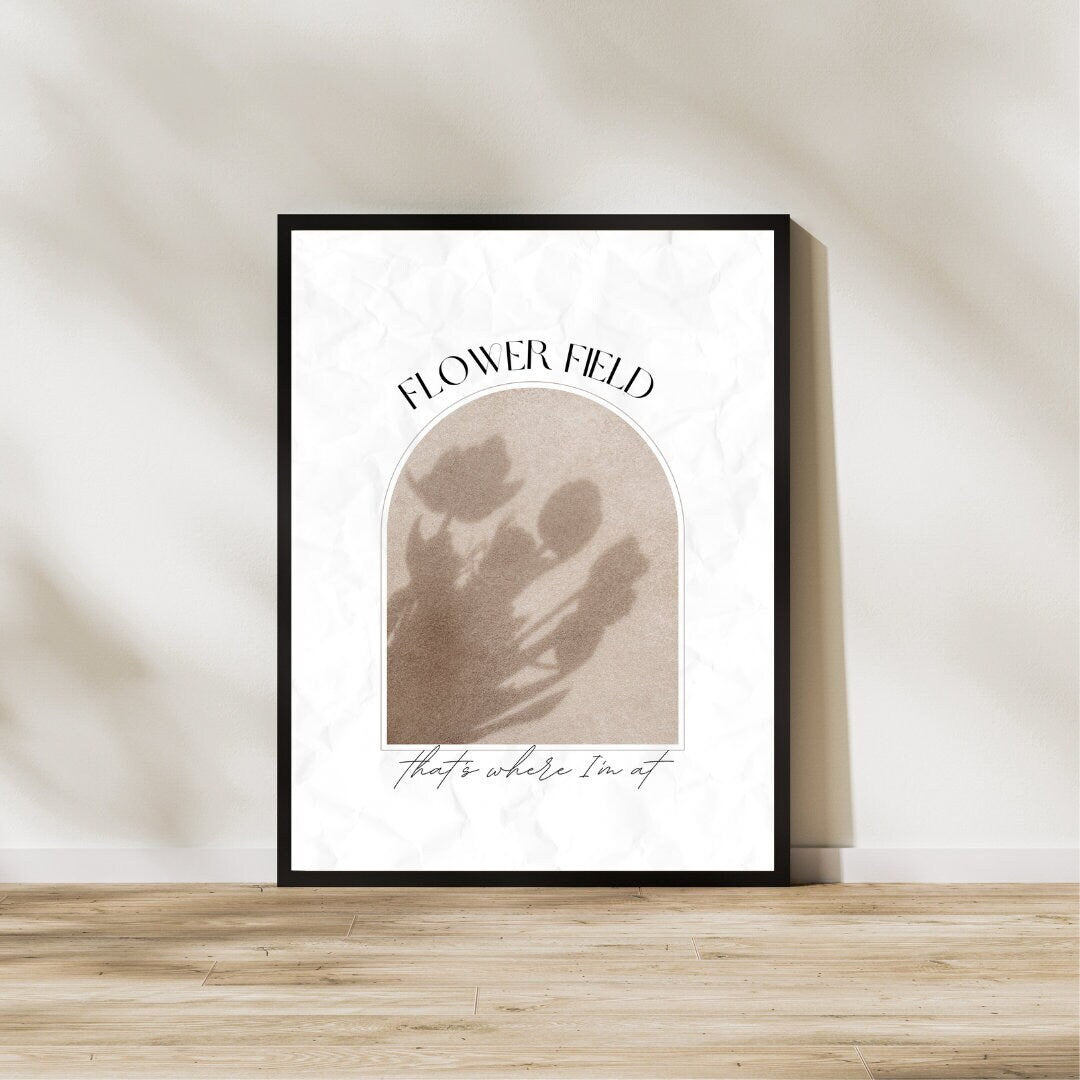 Flower Field Art Print
