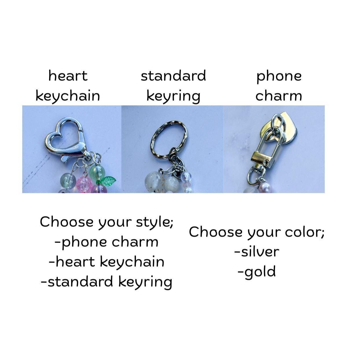 Custom Keychain or Phone Charm