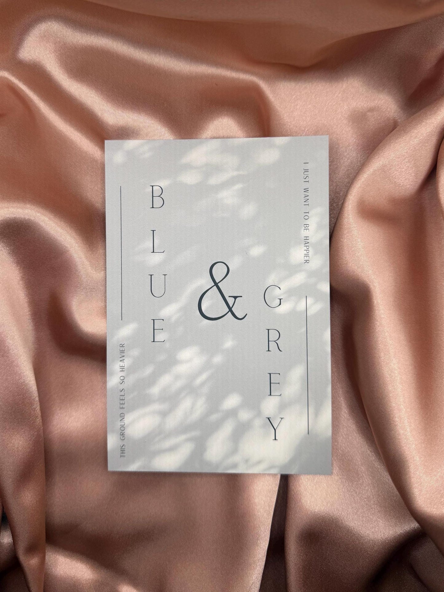 BTS Blue & Grey Art Print