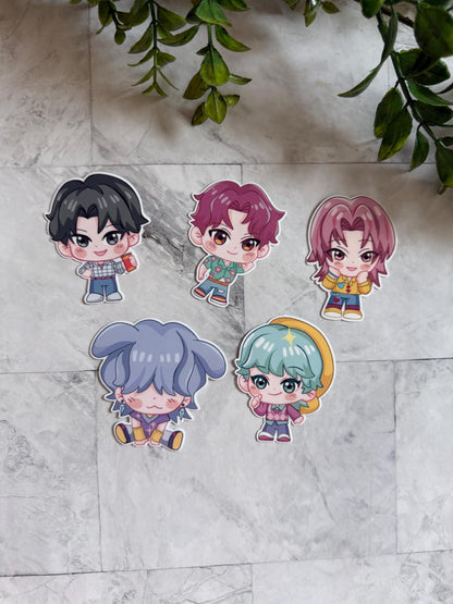 Kpop demon hunters stickers huntrix saja boys