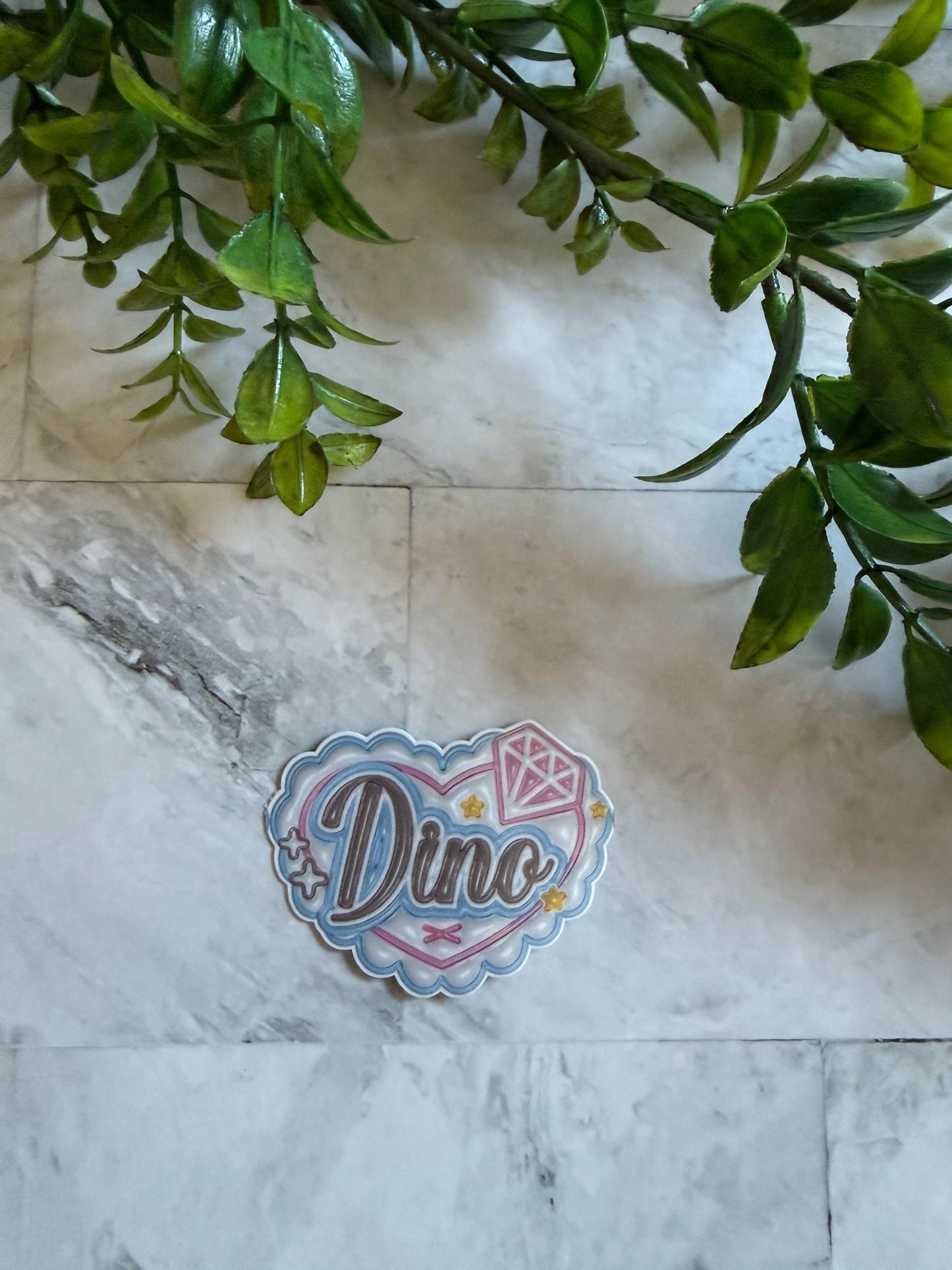 seventeen heart name stickers svt carat