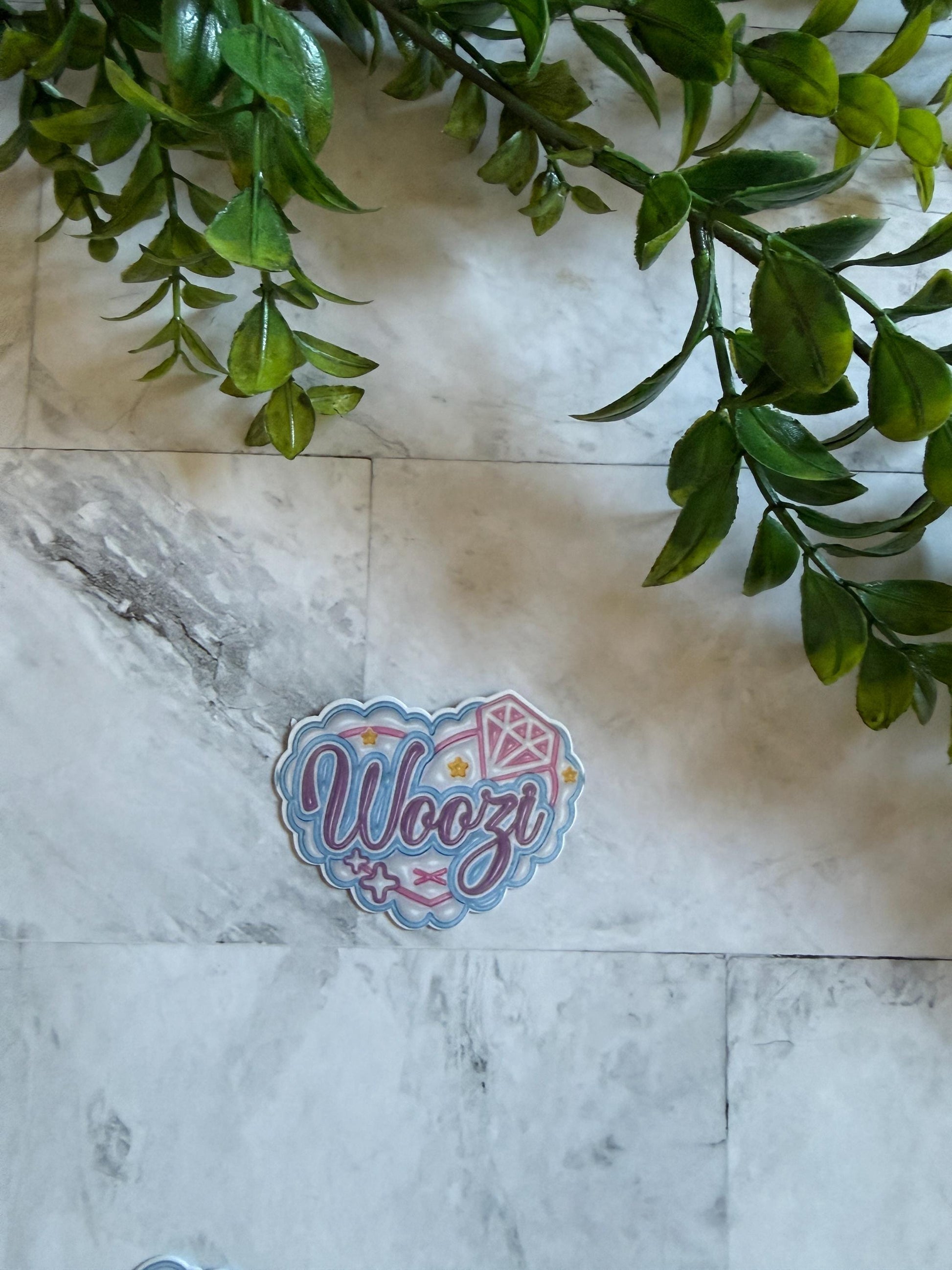 seventeen heart name stickers svt carat