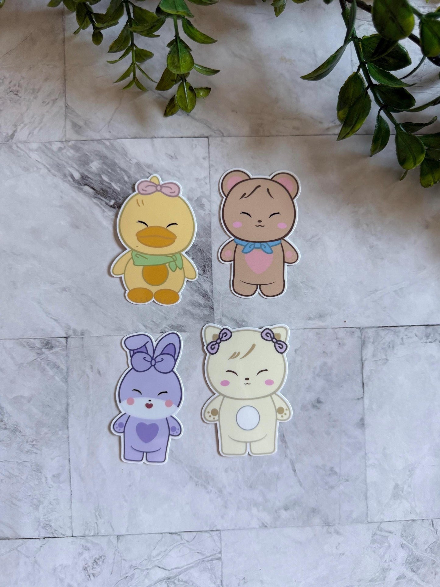 Blackpink stickers jennie rose lisa jisoo gomdeuki sooya rosie ppeu plush characters