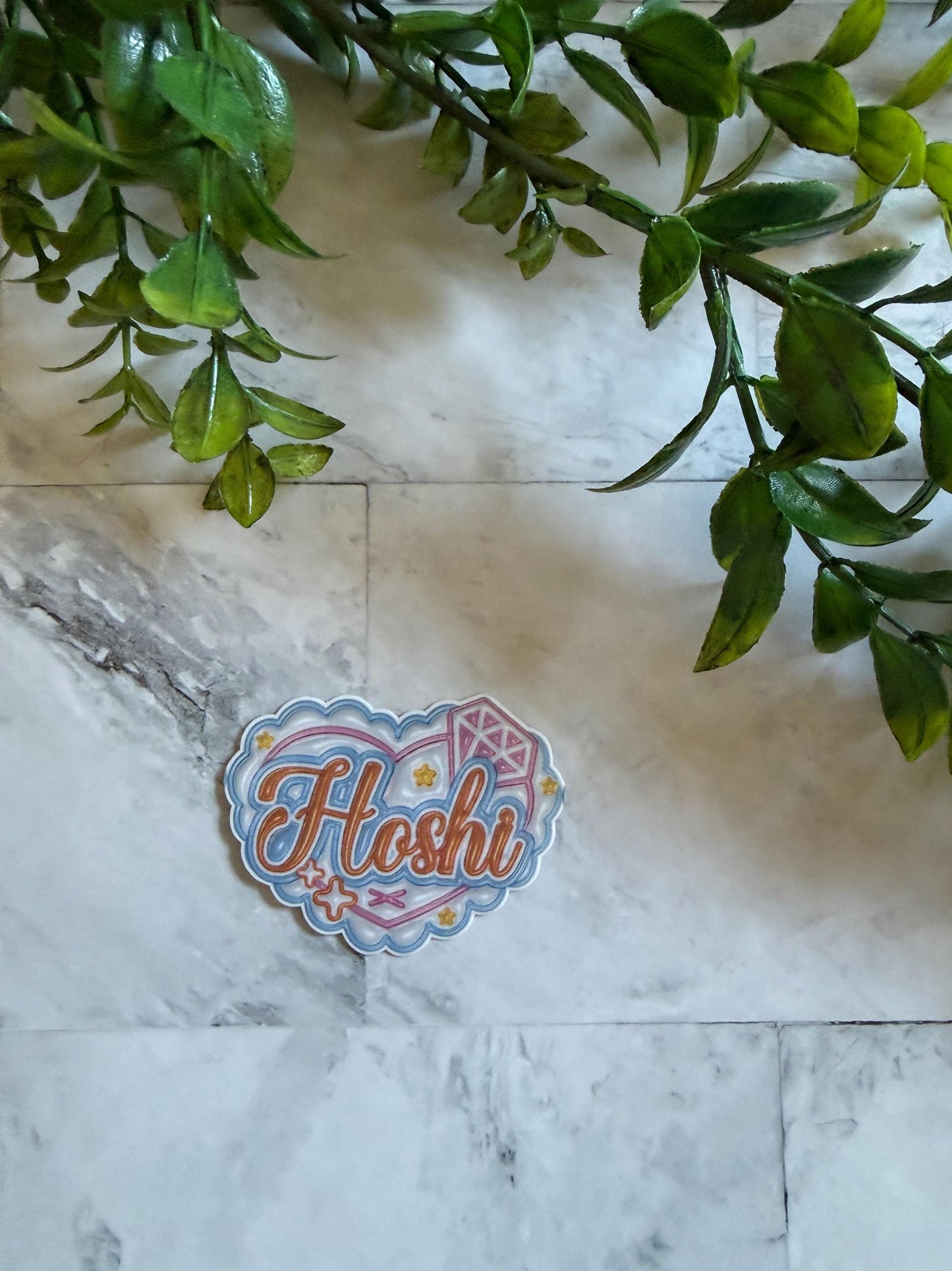 seventeen heart name stickers svt carat
